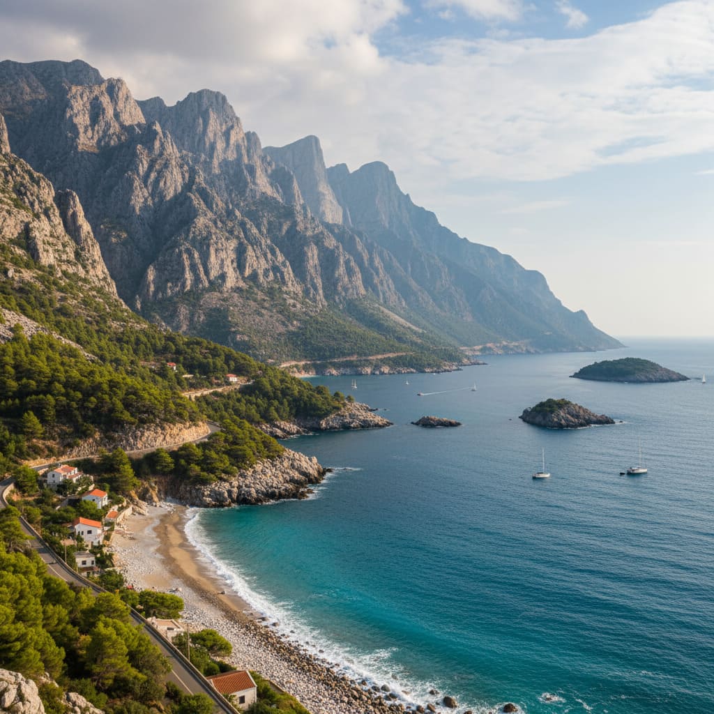 Горы и море